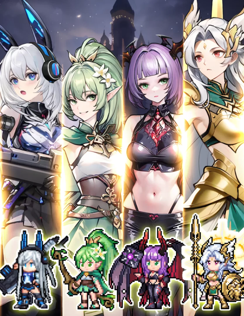 ドット魔女 キャラクター