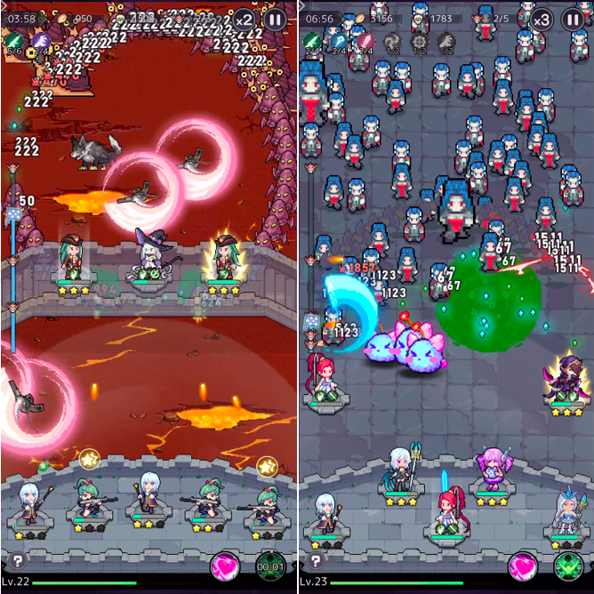 ドット魔女 バトルシステム